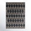Andes Geometric Area Rug in Charcoal/Beige-1506145783