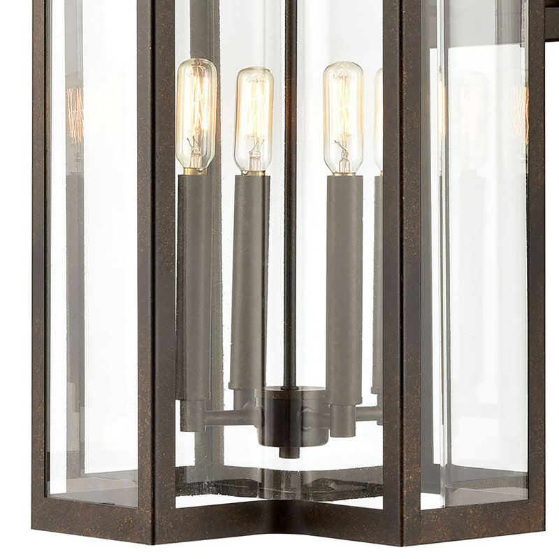 Applique murale d'extérieur 4 lumières de 25 po de hauteur Bianca - Bronze noisette