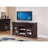 Cawthon 3-Drawer Rectangular TV Stand in Cherry