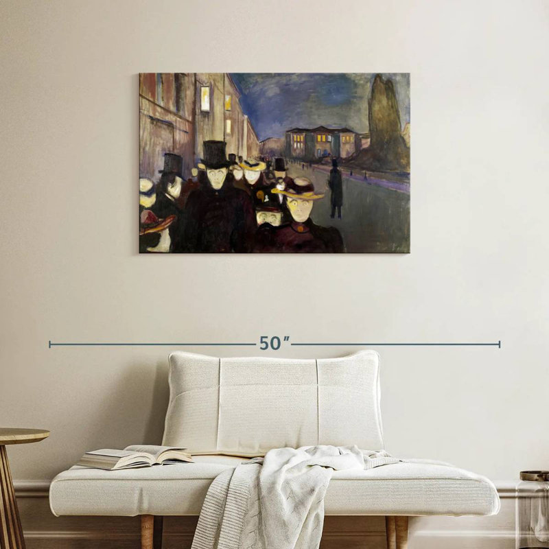Soirée Avery sur la rue Karl Johan, H 24 po x l 36 po