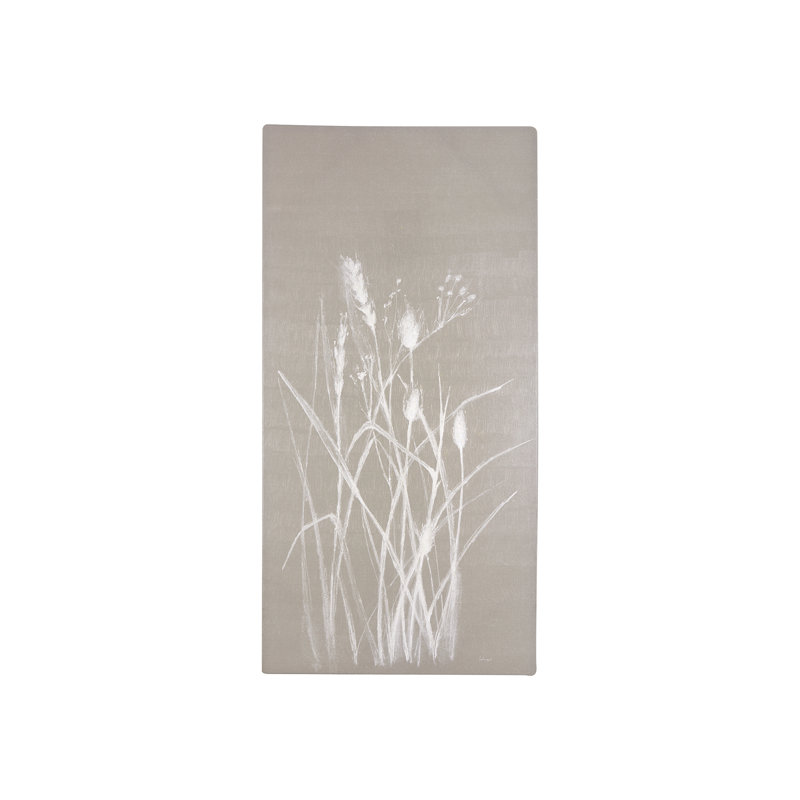 Toile texturée embellie à la main «Growing Long The River III», H 40 po x l 20 po x P 1,5 po