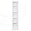 Tablette d'angle de 83,4 po de hauteur