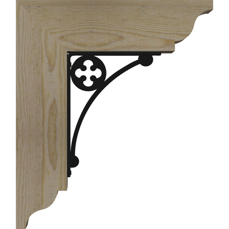 Crochet de fer traditionnel 4 po Crawley, H 18 po x P 15 1/2 po, Sapin Douglas (l 4 po x P 4 po)