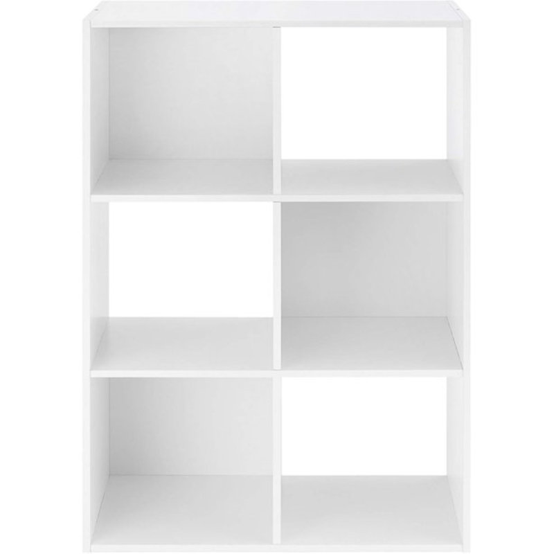 6-SECTION CUBE ORGANIZER-WHITE