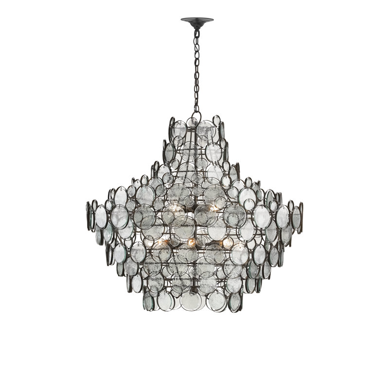 Lustre spectaculaire à niveaux 12 lumières Galahad