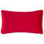 Christmas Dogs Abstract Blue Rectangular Throw Cushion