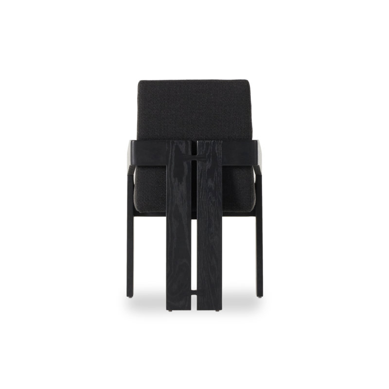 Roxy Dining Armchair, Gibson Black, Black, Black