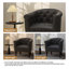 Edvardas 61.9 Cm Wide Tufted Barrel Chair-1291777527