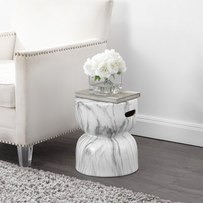Tabouret de jardin intérieur / extérieur 14,75 po Revaze