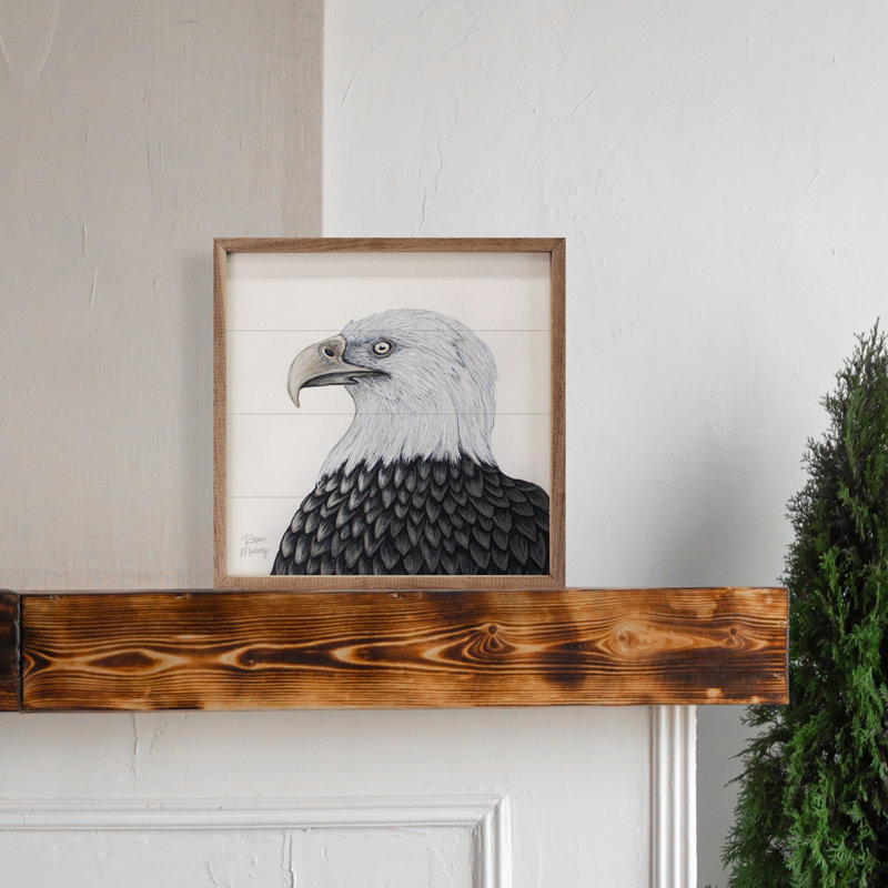 Bald Eagle By Robin Sue Studio, 4" H x 4" W