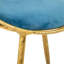 STOOL WITH GREEN CUSHION KD-67963008