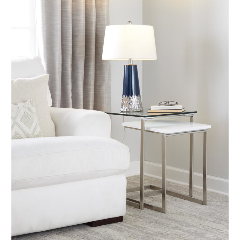 Lampe de table 22 po Penelope, Dark Blue