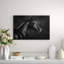 Black Horse Profile Print-24078611
