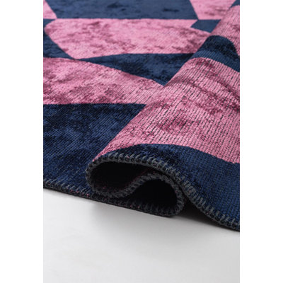 Tapis abstrait moderne et asymétrique