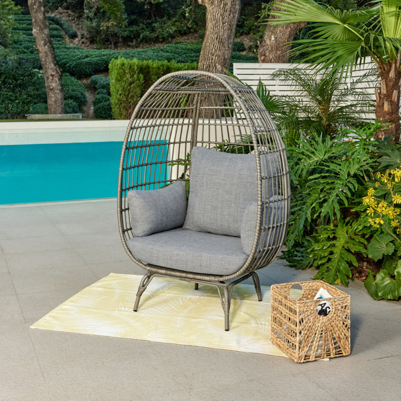 Tyndale Outdoor Garden Chair, Dark Grey, Grey