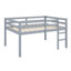 Lit mezzanine en bois avec échelle-683247131