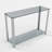 Schwenzer 43.25'' Glass Top Console Table
