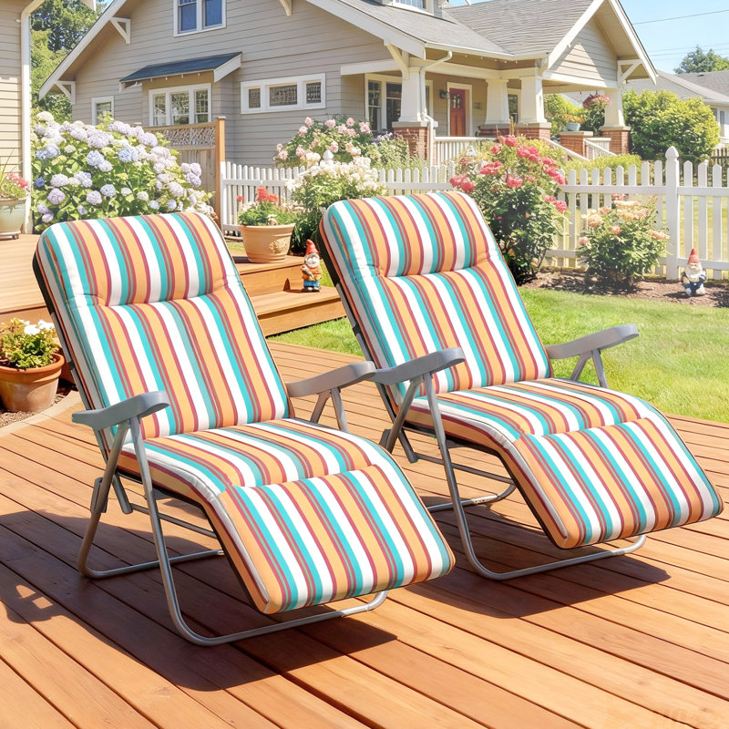 Outdoor Lounge Chair, Multi-Coloured