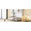 Lit double pleine grandeur avec armoires - Confortable et peu encombrant pour tout mur de maison dans une chambre d'amis de bureau pratique, meubles-1623024-1623025