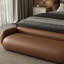 Banc rembourré en cuir Modern Minimalist-100559422-100559425