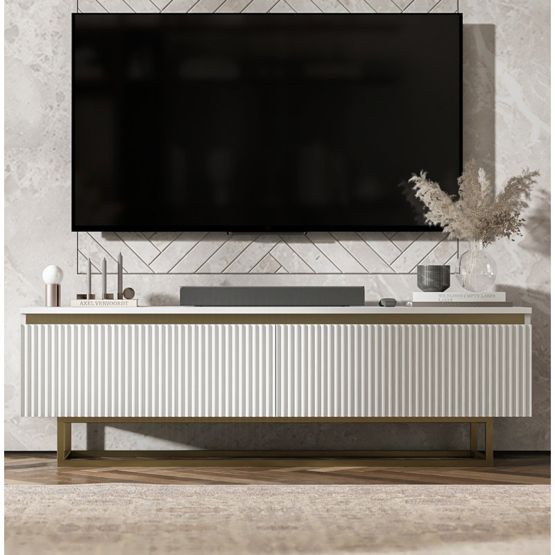 Alinea TV Stand for TVs up to 50", White