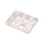 Violet Check Capiz Soap Dish
