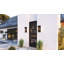 Applique murale en aluminium Makassar