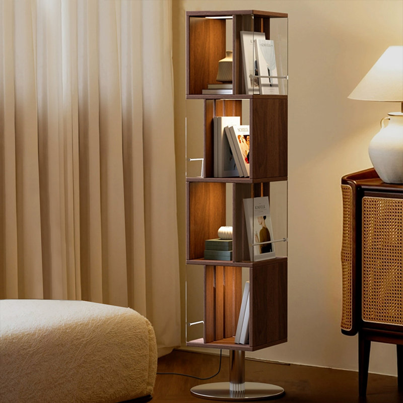 Brown Modern Solid wood Standard Bookcase