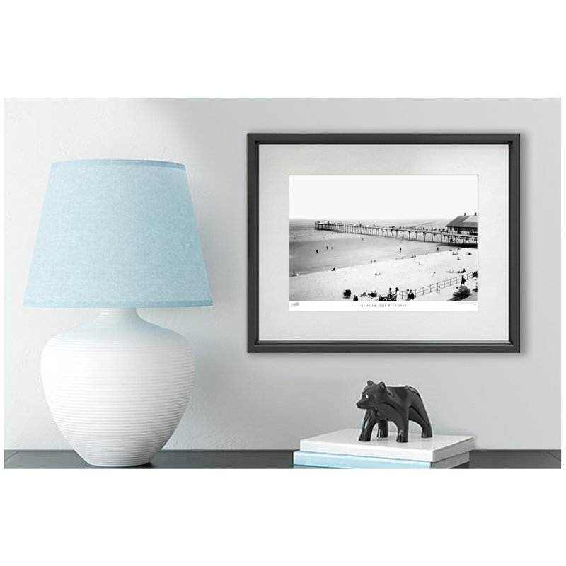 Redcar, the Pier 1923 1 Piece Single Picture Frame Wall Art, 60cm H x 80cm W x 2.3cm D