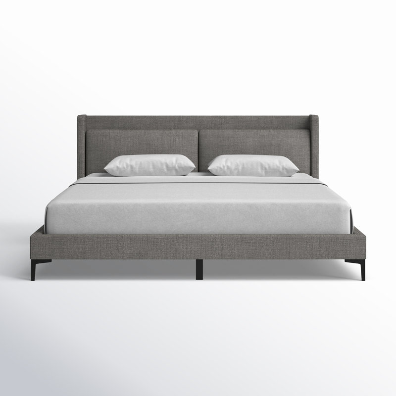 Elzie Upholstered Low Profile Platform Bed, King