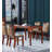 Retro rectangular dining table