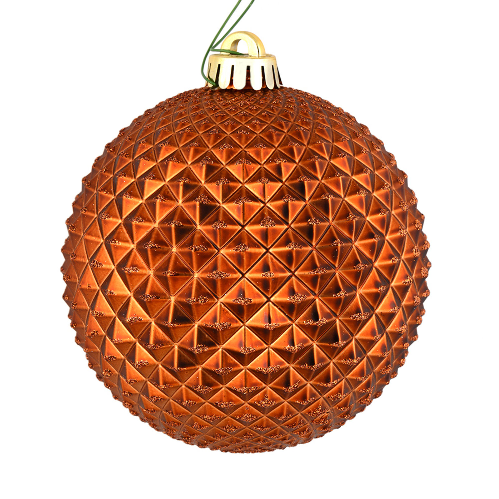 The Holiday Aisle® 4" Shatterproof Bauble, Copper