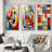 " Geometric Abstraction Focus I " 3 - Pieces-1480606505-1480606504