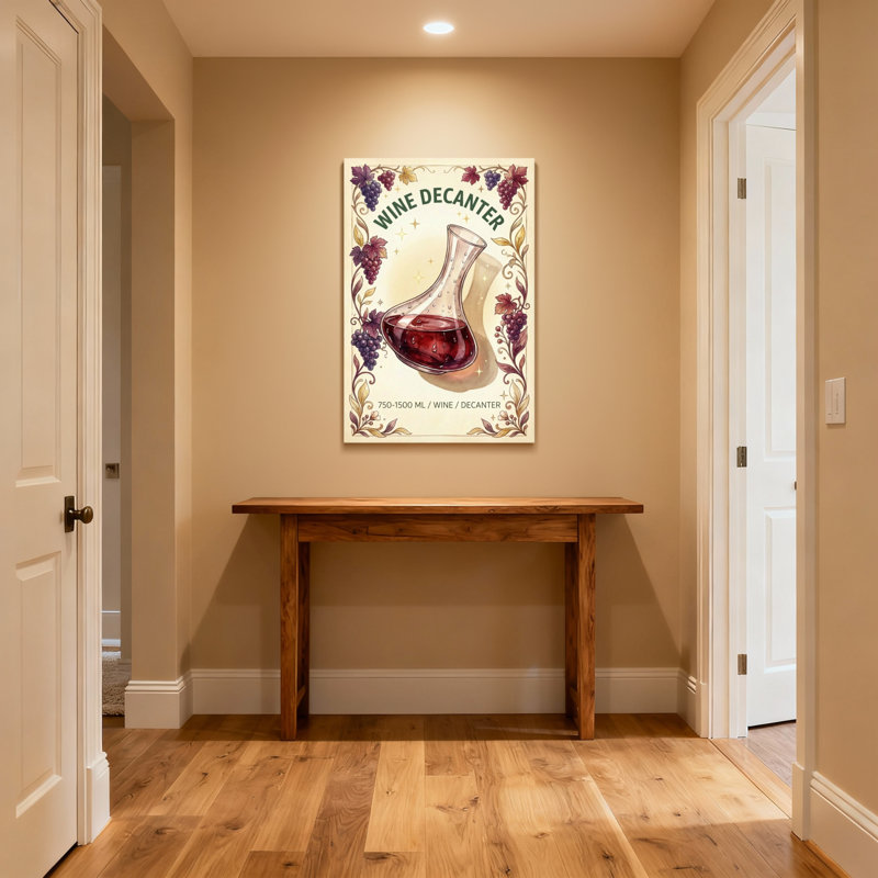 Carafe à vin Food & Beverage, H 30 po x l 20 po, Toile tendue, Ne s’applique pas