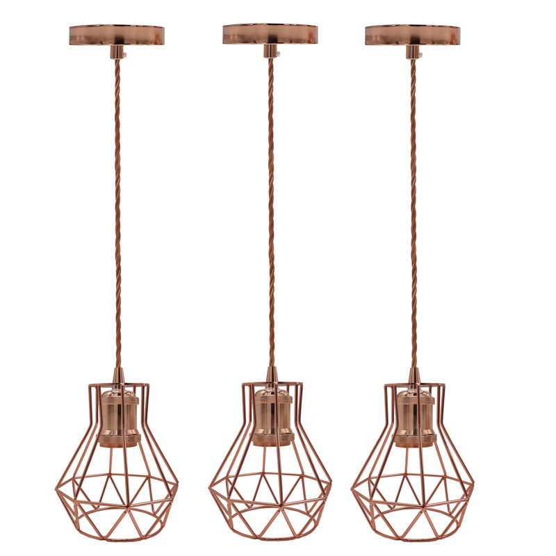 3 - Light Rose Gold Pendant