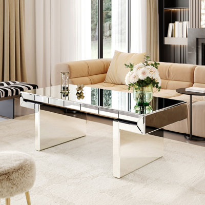 Set of 2 Faux Marble Nesting Coffee Tables, Round Modern Circle Accent Side End Tables for Small Space Living Room Bedroom