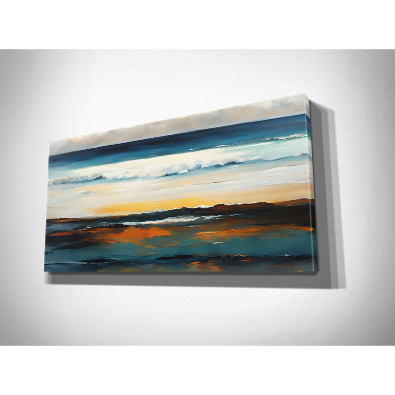 Tide Rushes In, 24" H x 36" W