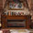 Retro American-style electric fireplace core with simulated fire fireplace-199052280