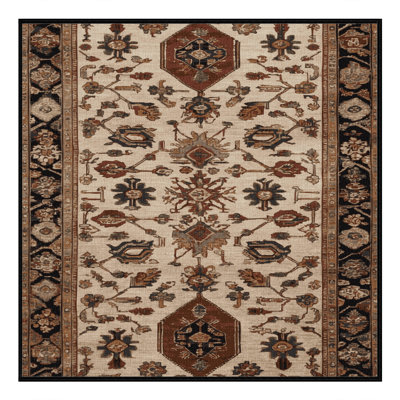 Machine Washable Turkish Brown Area Rug