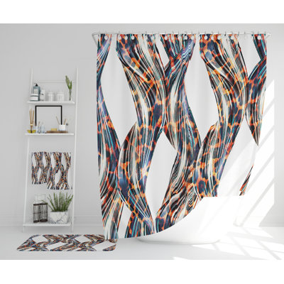 Neita Polyester Shower Curtain Set