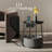 Side Table With Charging Station-339260173