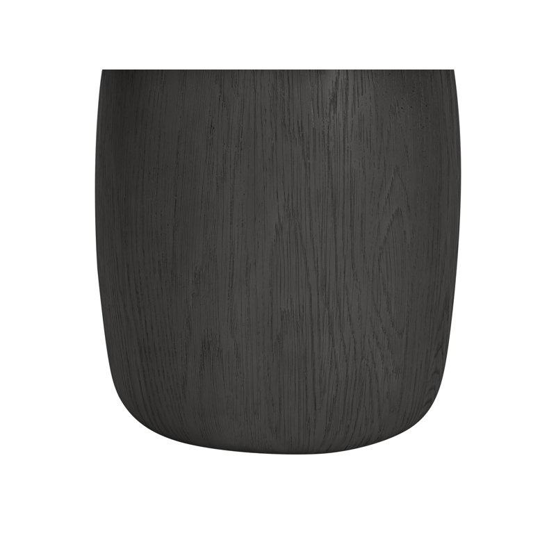 Table de bout en chêne Gasaway, blond, Noir