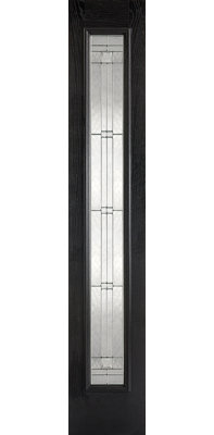 GRP Glazed Black External Door
