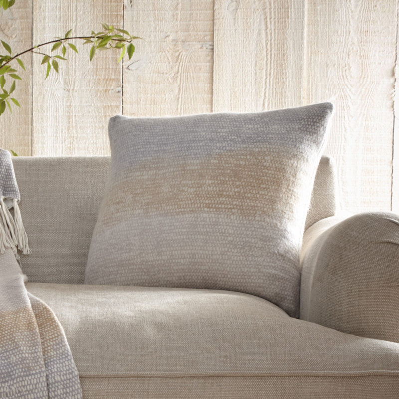 Fiarmont Striped Square Cushion, Ochre