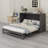 Queen Size Murphy Bed With Built-In Charging Station-107262872