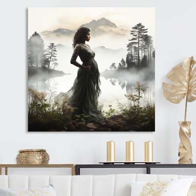 " Forest Woman Pregnant Serenity "