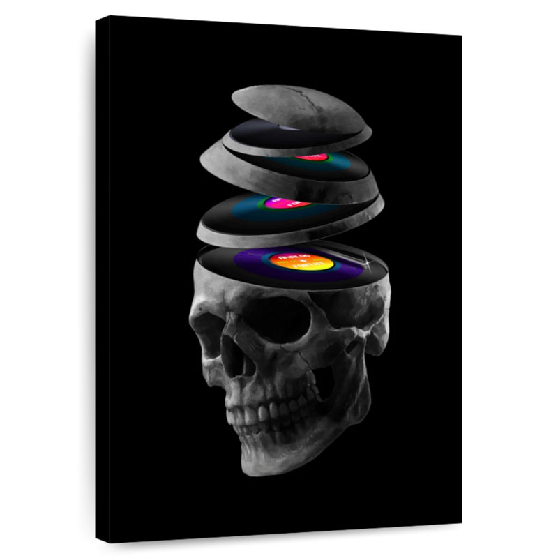 Kerner Dead Records, 12" H x 8" W