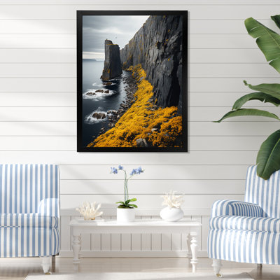 Coastal Cliffside II - Nautique et plage, reproduction sur toile