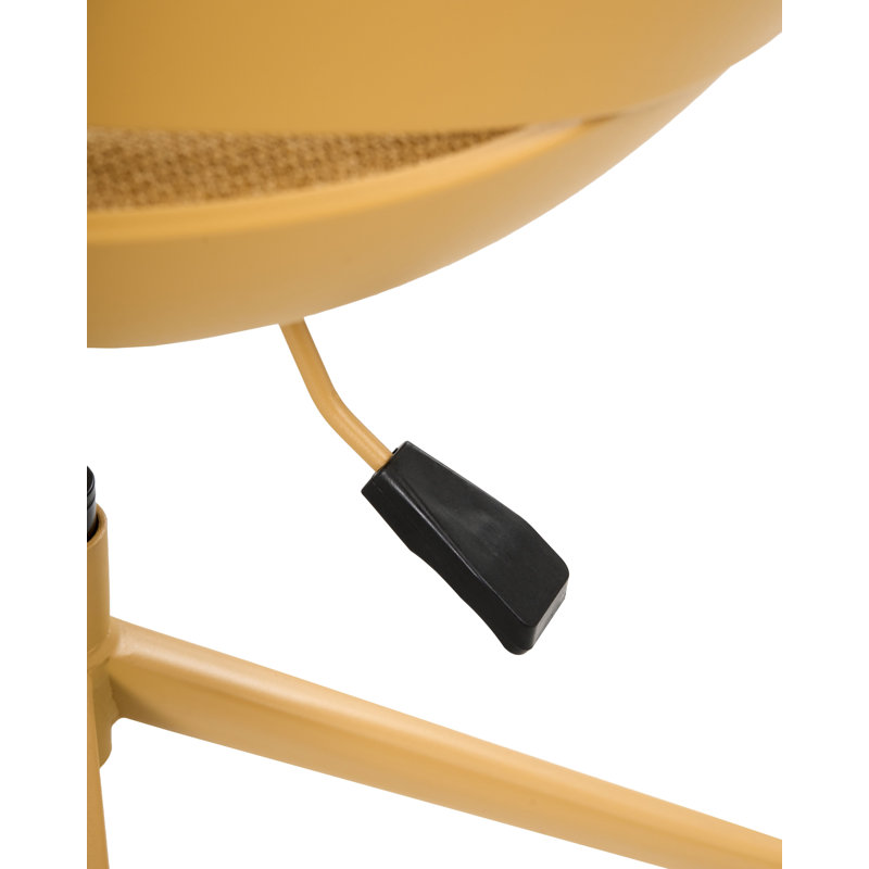 Polyester Office Chair, Yellow