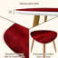 Ensemble de 2 tables basses gigognes Triangle